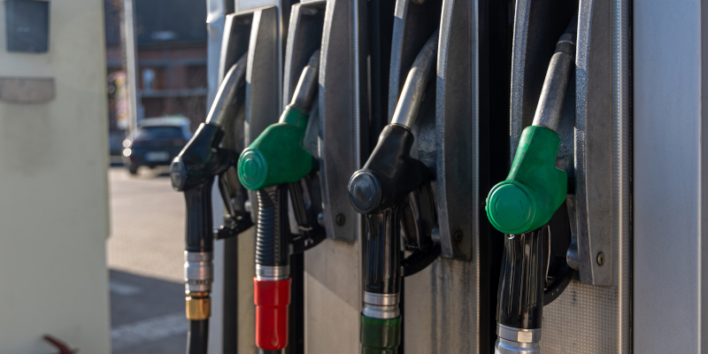 Gas Station in Batavia, New York